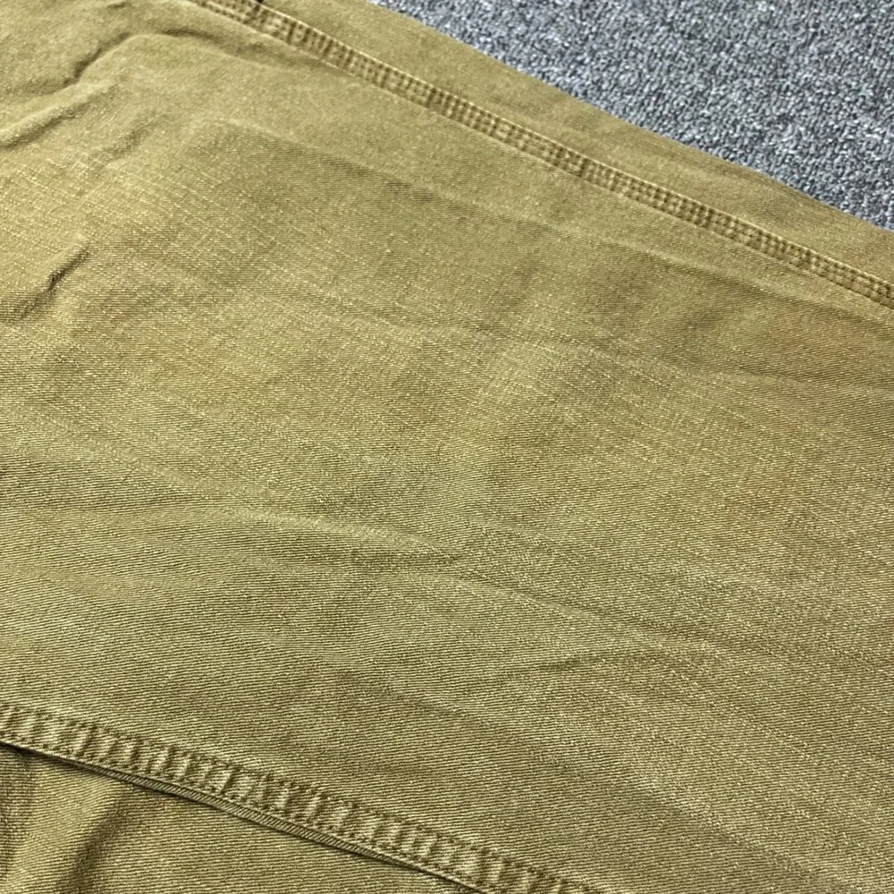 Vintage Lee Dungarees Carpenter Pants 34x30 Brown Canvas Workwear Utility 90s